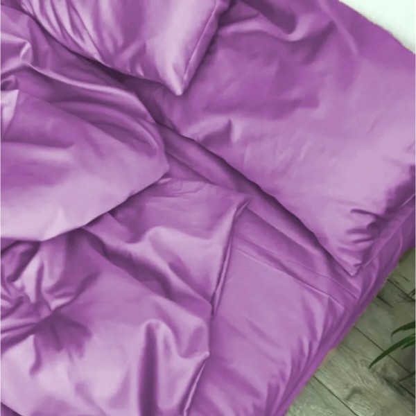 Фото - Комплект постельного белья MirSon Satin Light Pro 10-018 Lilac 220х240 (2200011024028)